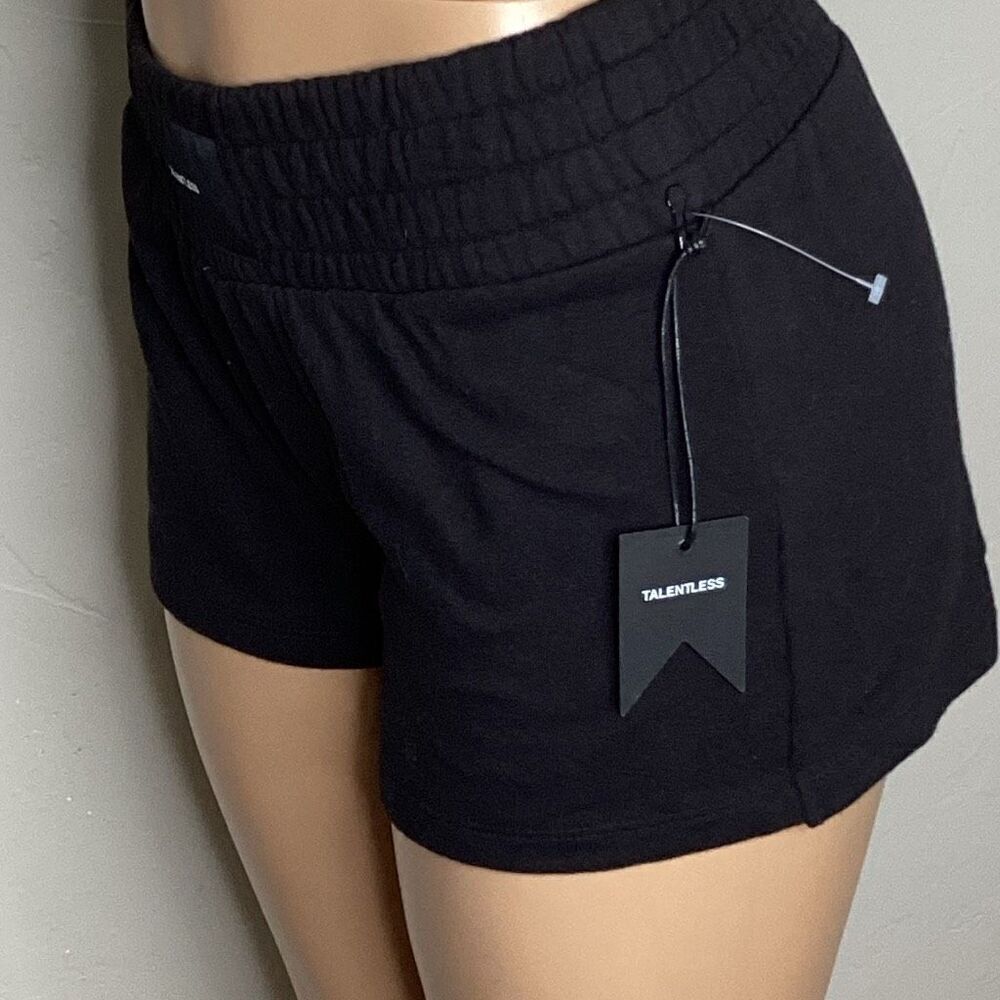 New. Talentless black sweat shorts. Small. Retails $89 - Picture 2 of 5